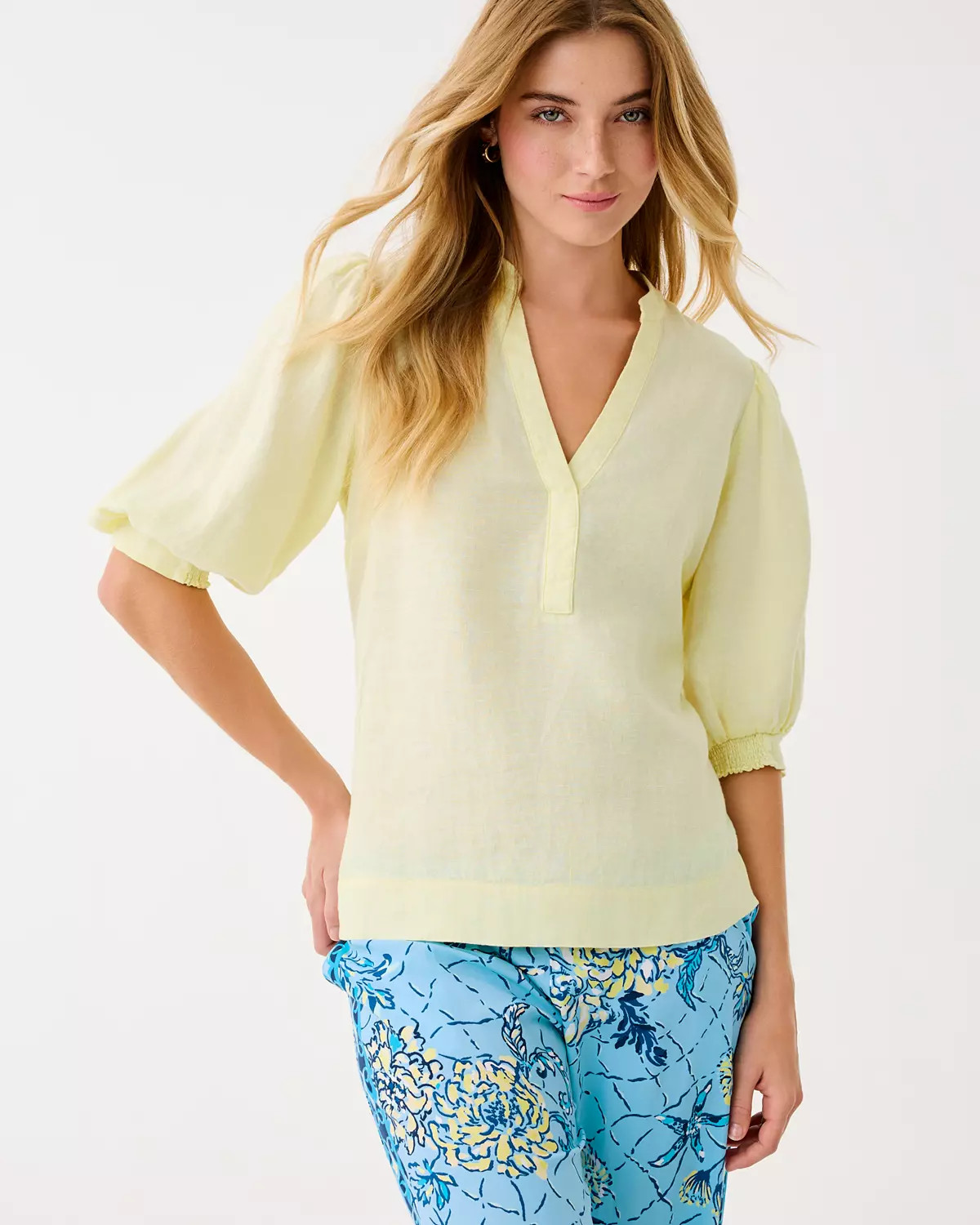 Mialeigh Linen Top | Lilly Pulitzer