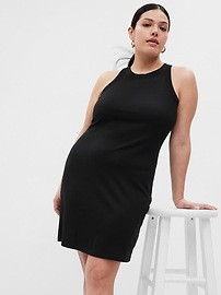 Rib Halter Tank Dress | Gap (US)