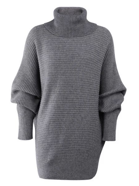 'Candace' Turtleneck Ribbed Long Sweater (4 Colors) | Goodnight Macaroon