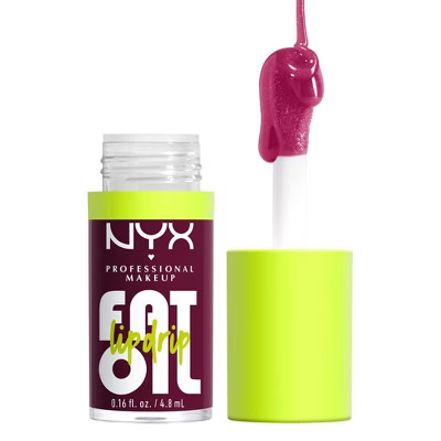 NYX Professional Makeup Fat Oil Lip Drip Lip Gloss - That's Chic - 0.16 fl oz | Target