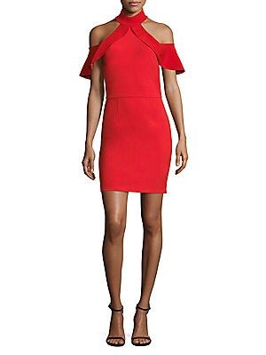 Ebony Cold-Shoulder Dress | Saks Fifth Avenue OFF 5TH