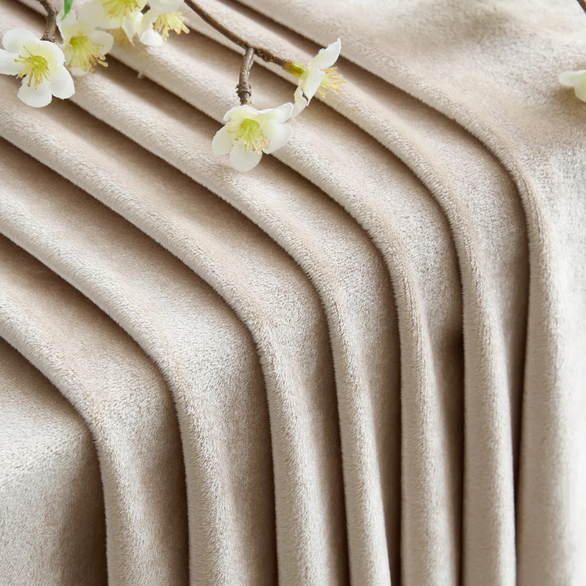 Velvet blackout curtains for Bedroom Living Room ,Room Darkening 70%-80% Drapes（Set of 2） | Wayfair North America