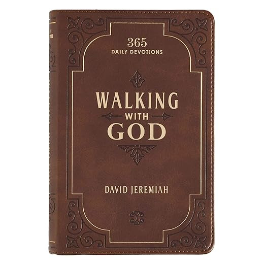 Walking with God Devotional - Brown Faux Leather Daily Devotional for Men & Women 365 Daily Devot... | Amazon (US)