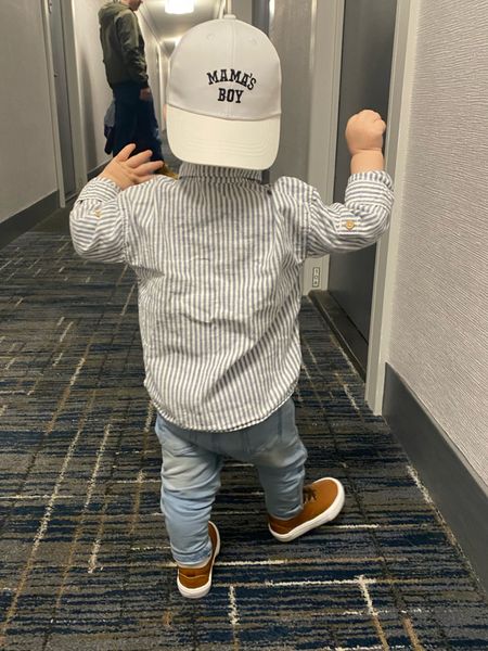 The cutest spring style for baby and toddler boys!! Carters always has the kid clothes essentials and then I find fun pieces from Amazon, target, hm, etc! Linking his mamas boy hat that’s under $3! Also we live in these toddler jeans ❤️ perfect toddler spring outfit! 

Toddler boy, boy outfit, toddler outfit, boy clothes, spring kid outfit, kids clothing

#LTKbaby #LTKfamily #LTKkids