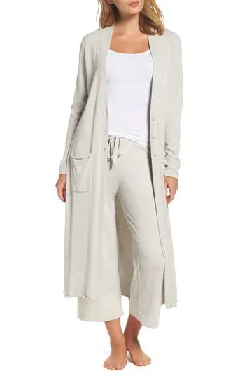 Women's Barefoot Dreams Cozychic Ultra Lite Duster, Size X-Small - Grey | Nordstrom