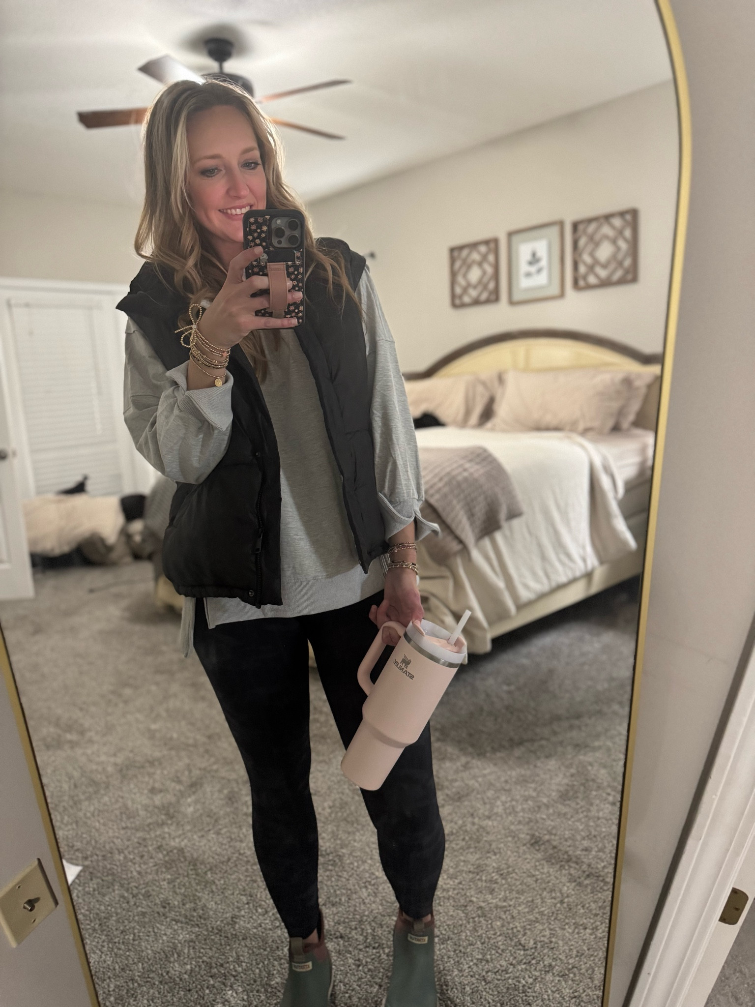I swear there is nothing better than changing into comfy clothes after church. Spanx leggings and a vest will always have my heart. 

#comfy #afterchurchclothes #winterclothes 

#LTKStyleTip #LTKSeasonal