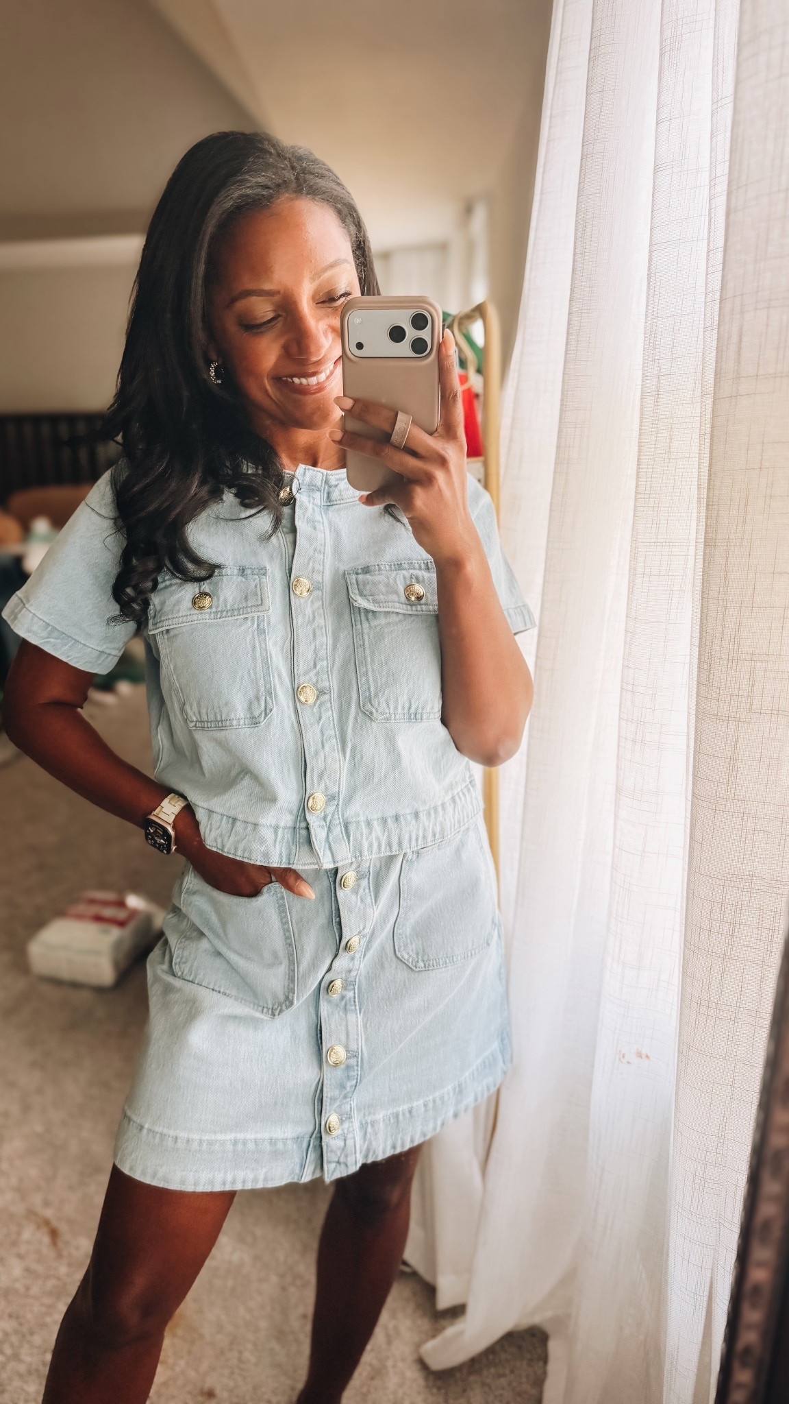 Wearing a Small top and Size 4 bottom. 

#LTKmomlife #LTKdayinmylife #LTKootd