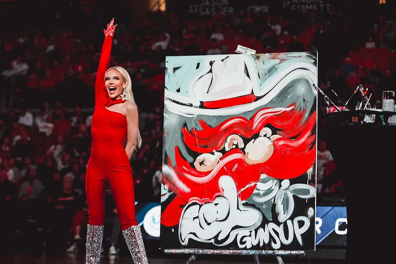 Texas Tech halftime show on my 2026 college tour! Guns up! ❤️🖤 

Jessicakhaas
America’s first female Speedpainter
Events
Live painter
Gameday outfit
Outfit inspo
Red Gameday
Glitter boots
Red jumpsuit
Nashville boots
Western boots
Bachelorette outfit
Bachelorette party
Texas
Star earrings
Lone star
Art
Painting 
Game day art 
Fan art
Texas tech painting
Red raider painting
Red and black Gameday 
Outfit inspo
Shoes
Shoe crush

#LTKBeauty #LTKootd #LTKSaleAlert