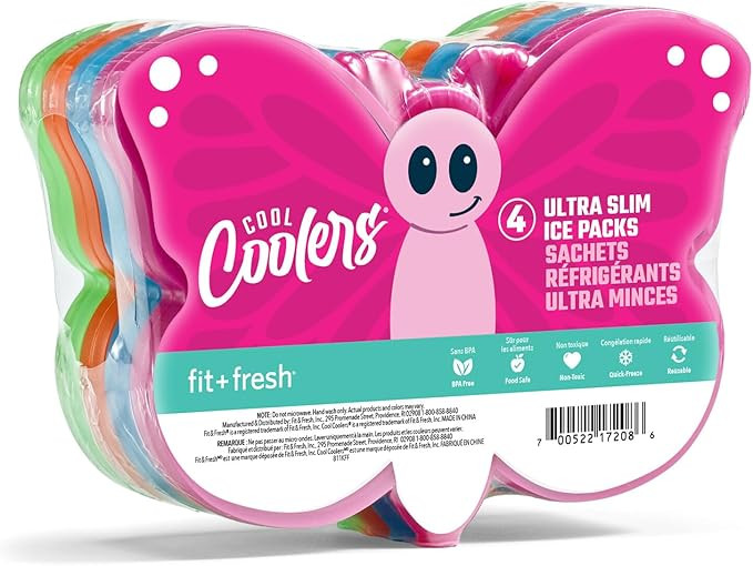 Cool Coolers Kids Lunch Box Ice Packs, Slim Ice Packs for Lunch Bags, Lunch Ice Packs ReusableMul... | Amazon (US)