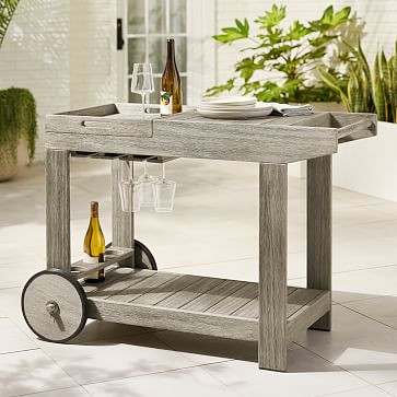 Portside Outdoor Bar Cart | West Elm (US)