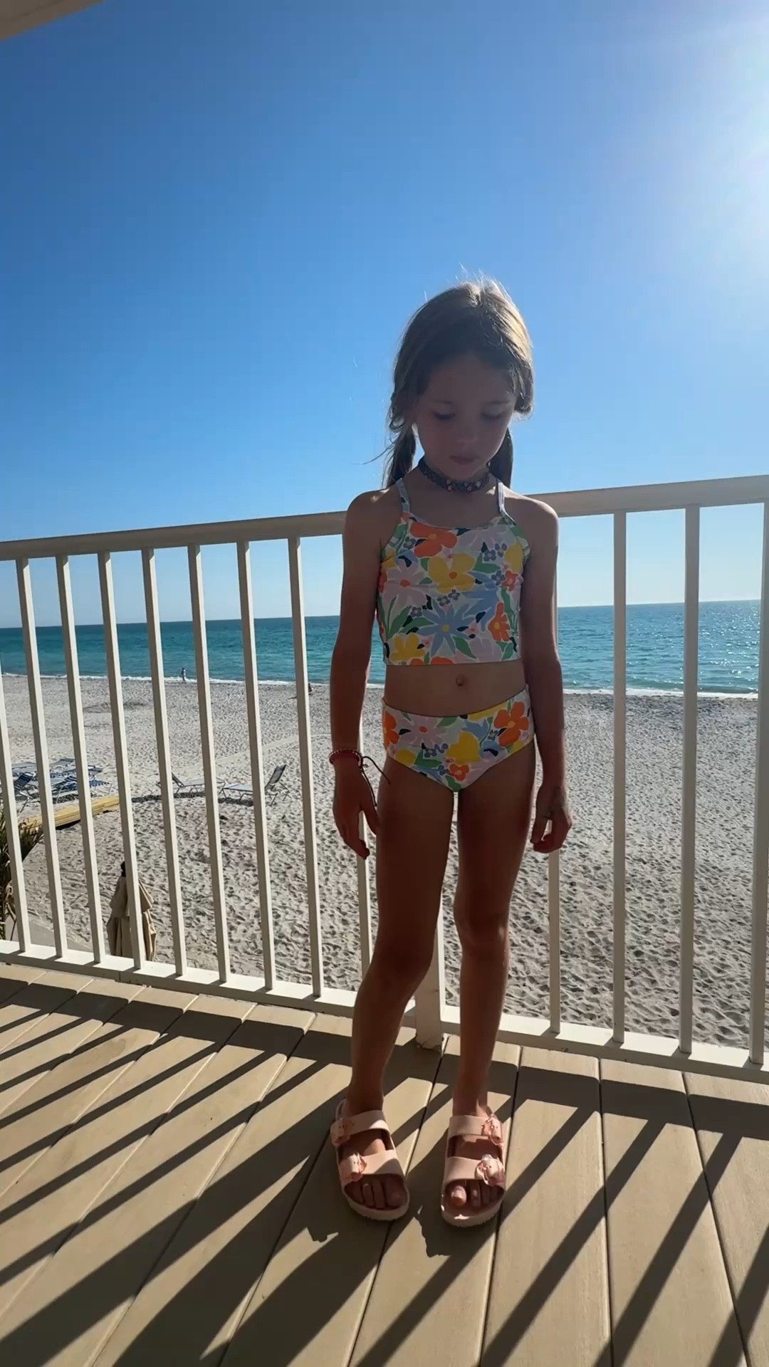 I bought a couple Quince swimsuits for my daughter to try because she wanted a bikini and I like the fact that this has a longer top so she still gets to think she has a bikini and I get a little more coverage for her. 
The fabric is very nice quality and it’s cute with the crossing straps in the back and they have a bunch of adorable pattern so she picked out a couple of patterns 
They are half off so they’re only $19 plus if you buy two you get an additional discount and if you buy three, you get an additional. This is the perfect time to grab some.
I also grabbed a couple sun shirts so I’ll link everything I got for her here including her adorable little Birkenstocks 👙

@Quince 

#LTKootd #LTKKids