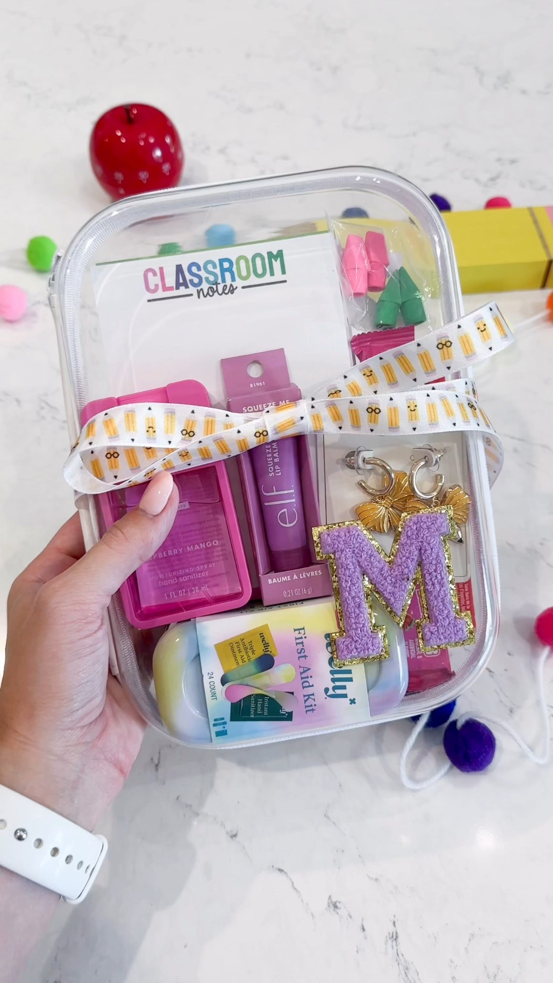 Teacher Gift Box🍎✏️

It’s so cute and easy to make! I love personalizing the box and then the little sticky notes are too cute + the pencil earrings. ✏️

❤️COMMENT “shop” and I’ll DM you the link to shop everything you need to make this teacher gift.

#teachergift #teacherappreciation #targetfinds #teachergifts #DIYgifts #targetrun #thankyouteacher #cutestgiftever #giftsforteachers 

#LTKFamily #LTKSaleAlert #LTKKids
