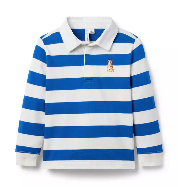 Gray Malin x Janie and Jack Dog Rugby Shirt | Janie and Jack