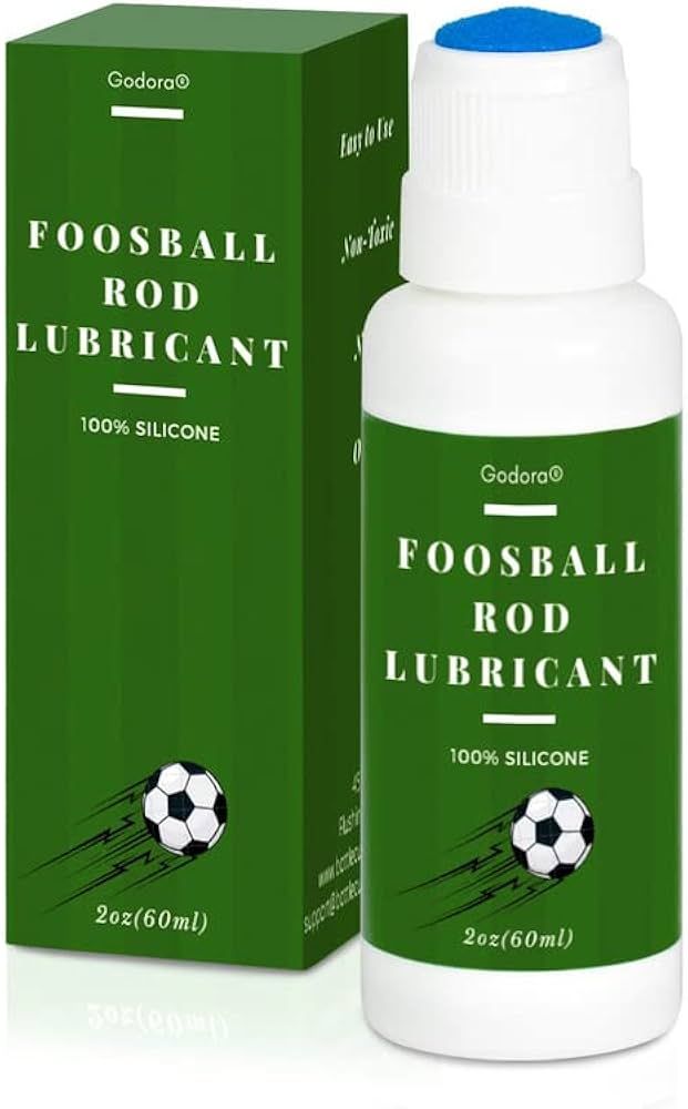 2oz Foosball Rod Lubricant with Dauber Top Applicator, 100% Pure Silicone Oil for Foosball Access... | Amazon (US)