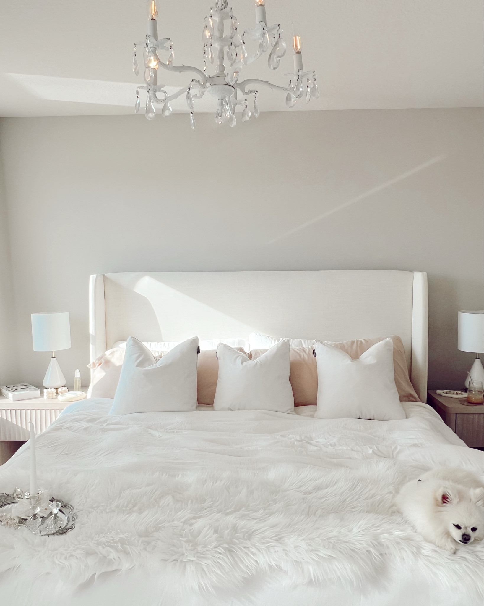 Soft Ivory Bed + Bedroom Details 🤍 

#bedding #bed #bedroom 

#LTKHome