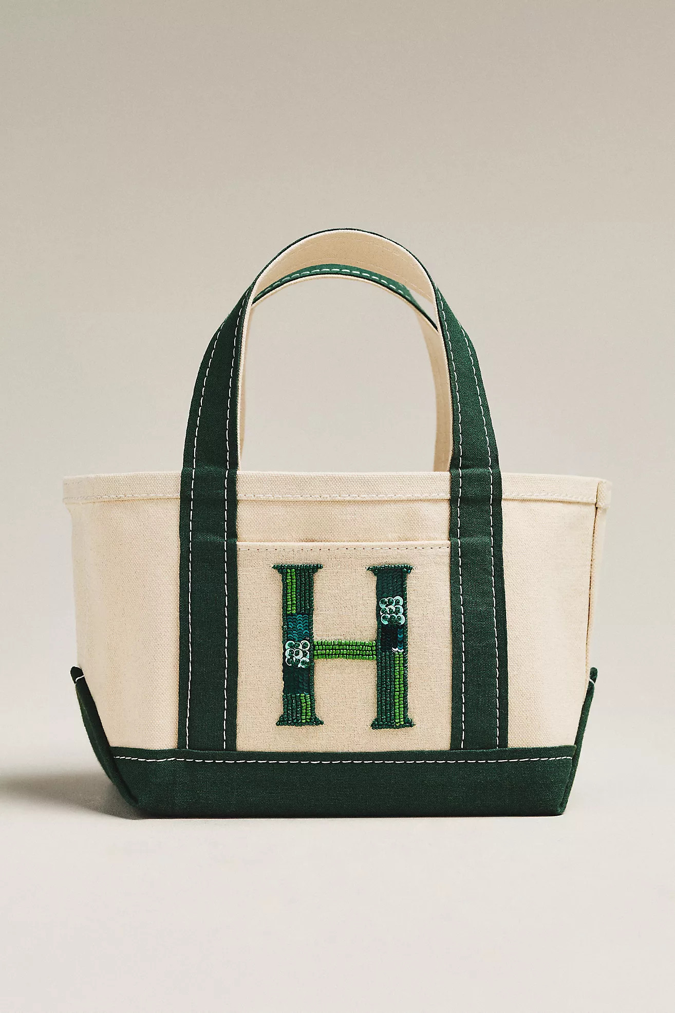 The Hartley Monogram Mini Canvas Tote by Maeve | Anthropologie (US)