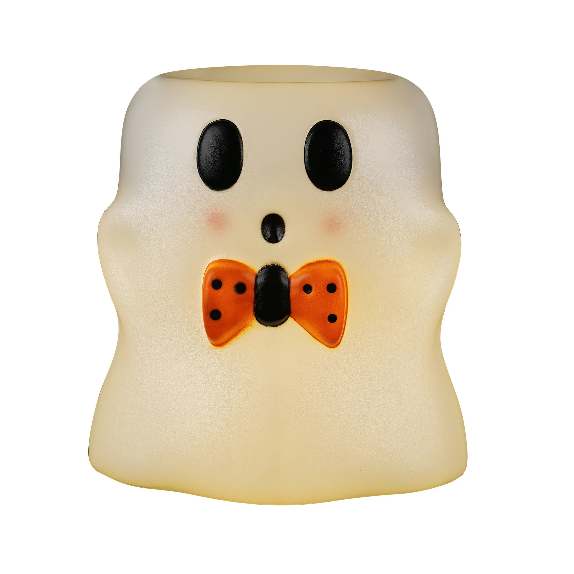Mr. Halloween 18" Lit Blow Mold Ghost bowl, White - Walmart.com | Walmart (US)