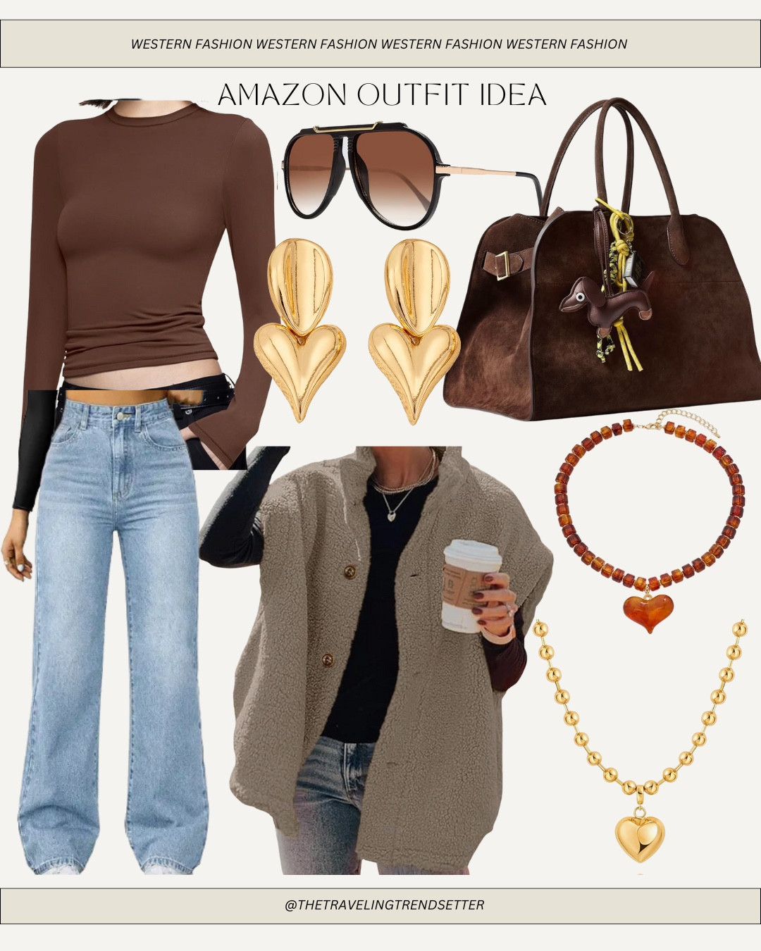 Amazon winter outfit idea, long sleeve shirt, jeans, bag, heart accessories for Valentine’s Day and nice cozy vest 

#LTKootd #LTKFindsUnder50 #LTKFindsUnder100