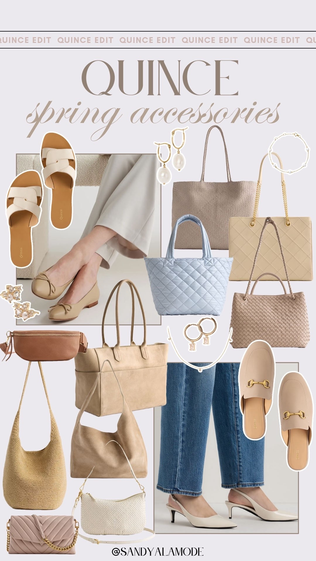 Quince spring accessories. Quince new arrivals. Quince spring handbag. Quince chic jewelry. Quince spring shoes  

#LTKootd #LTKSeasonal