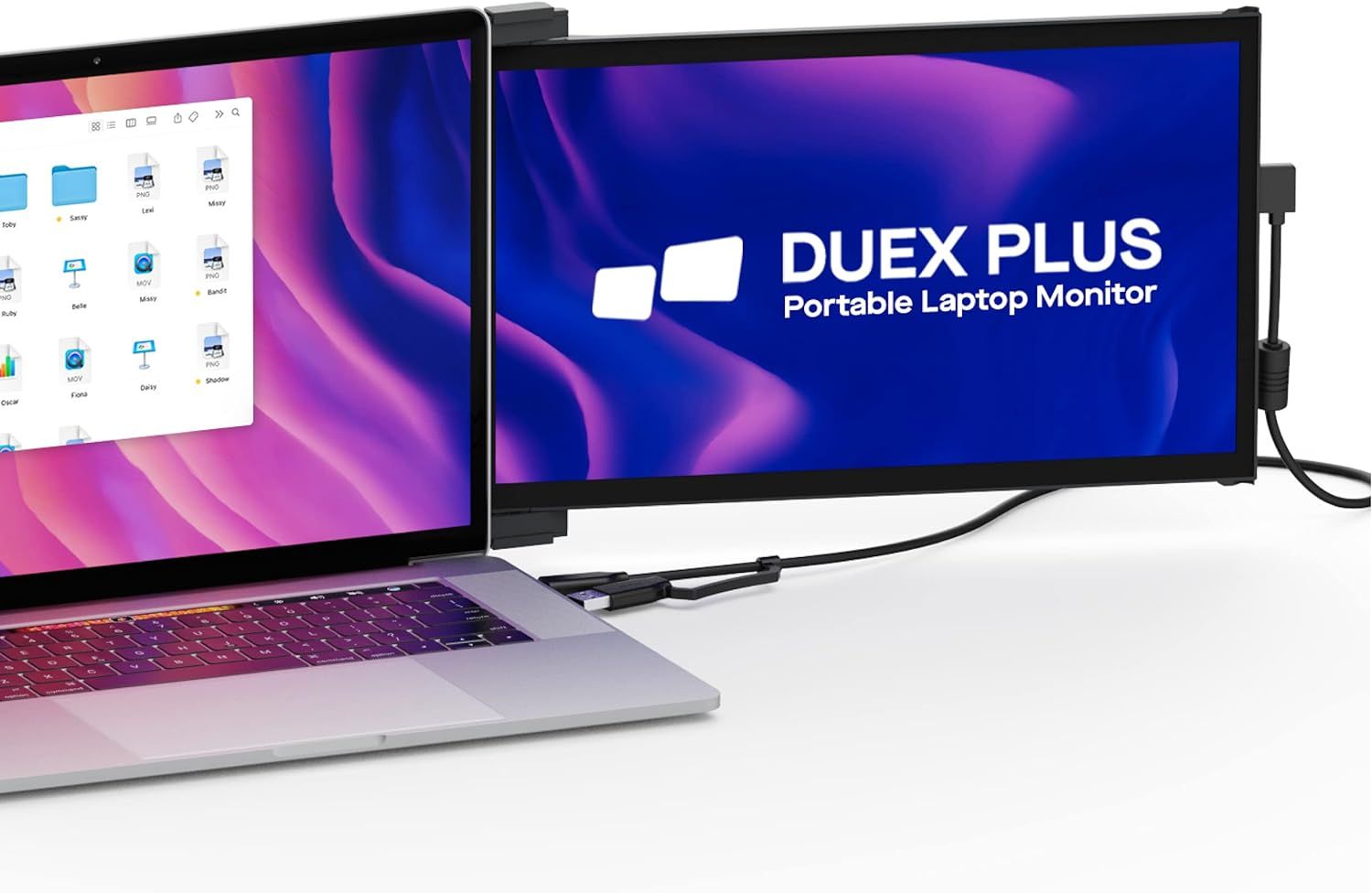 Mobile Pixels Duex Plus Portable Monitor for Laptops, USB C/USB A Plug and Play 13.3" Laptop Scre... | Amazon (US)