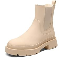 DREAM PAIRS Women's Chelsea Platform Boots Ankle Booties Shoes | Amazon (US)