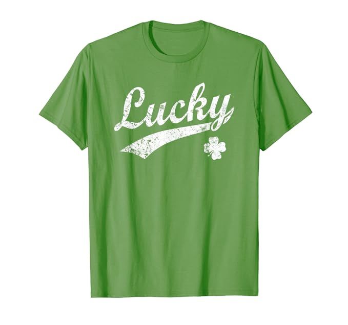 Lucky Vintage St. Patrick's Day T-Shirt | Amazon (US)