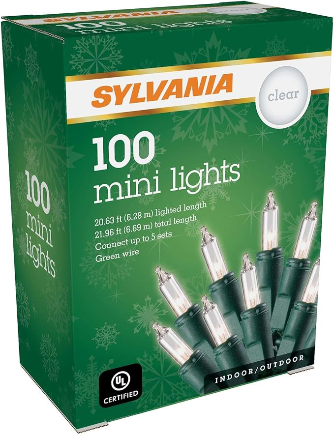 SYLVANIA 100 Mini Lights Clear | Amazon (US)