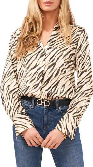 Satin Button-Up Shirt | Nordstrom