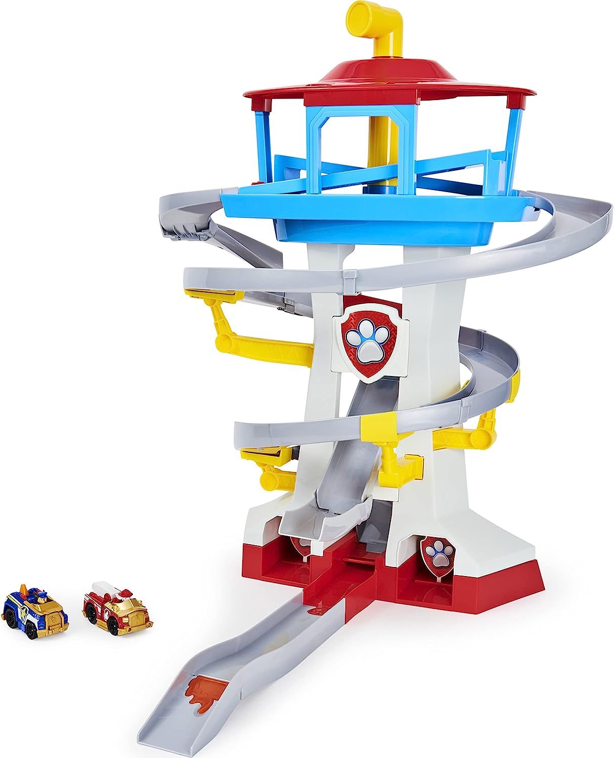 Paw Patrol, True Metal Adventure Bay Rescue Way Toy Playset with 2 Exclusive Die-Cast Vehicles, 1... | Amazon (US)