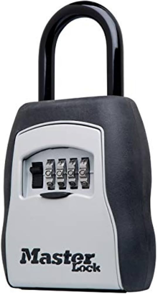 Master Lock Key Lock Box, Outdoor Lock Box for House Keys, Portable Combination Lockbox Resettabl... | Amazon (US)
