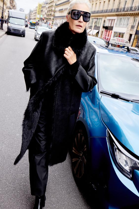 REVERSIBLE FAUX FUR DOUBLE-FACED COAT | Zara US