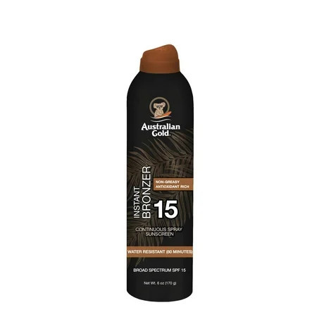 Australian Gold Continuous Spray Bronzer SPF 15 6 oz | Walmart (US)