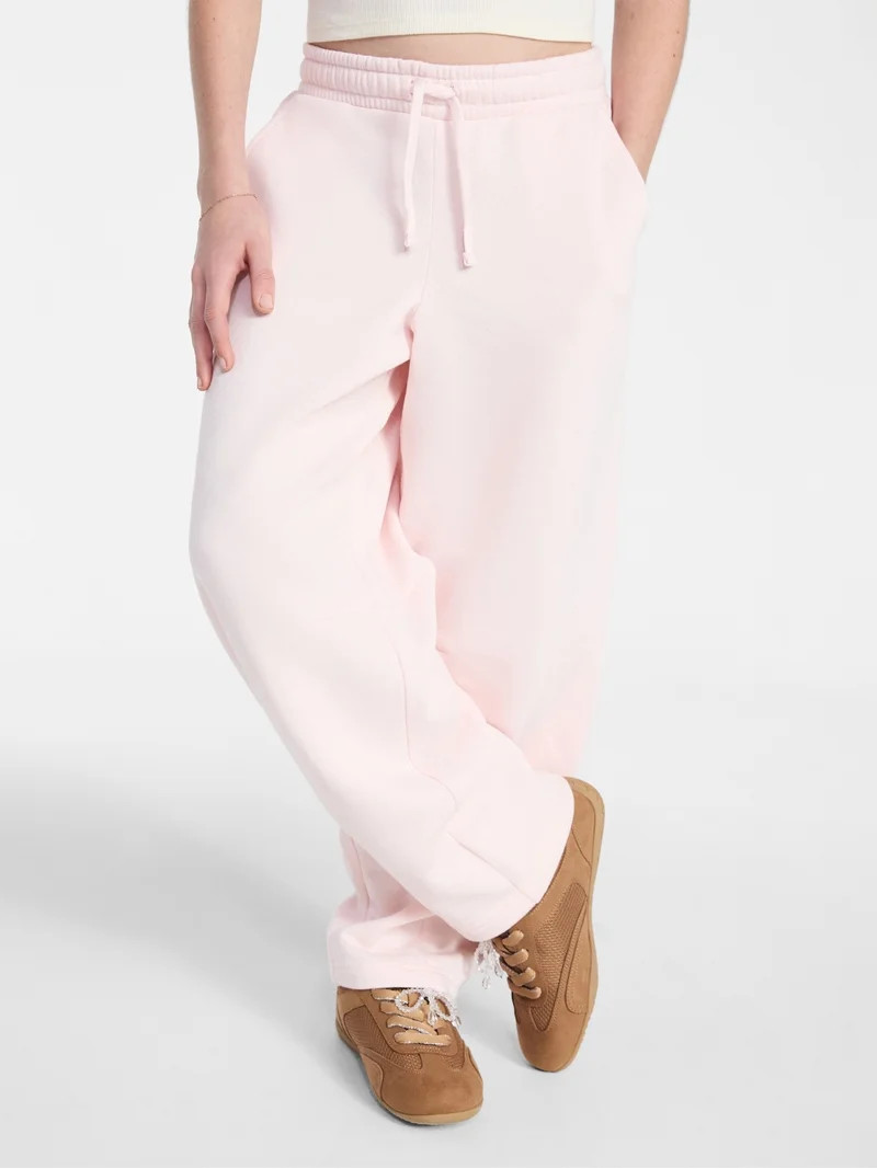 Weekend Academy Girls Fleece Barrel Pants, Sizes 4-18 | Walmart (US)