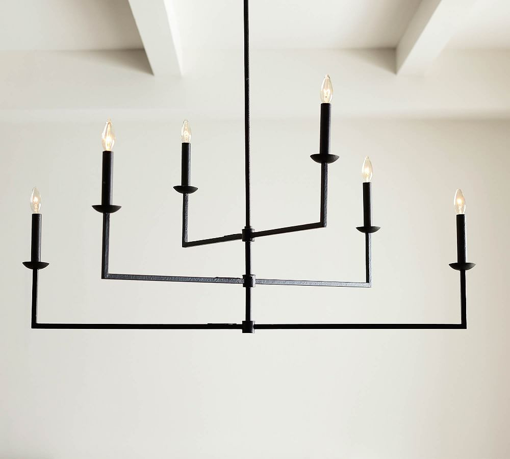 Remington Iron Mobile Chandelier | Pottery Barn (US)