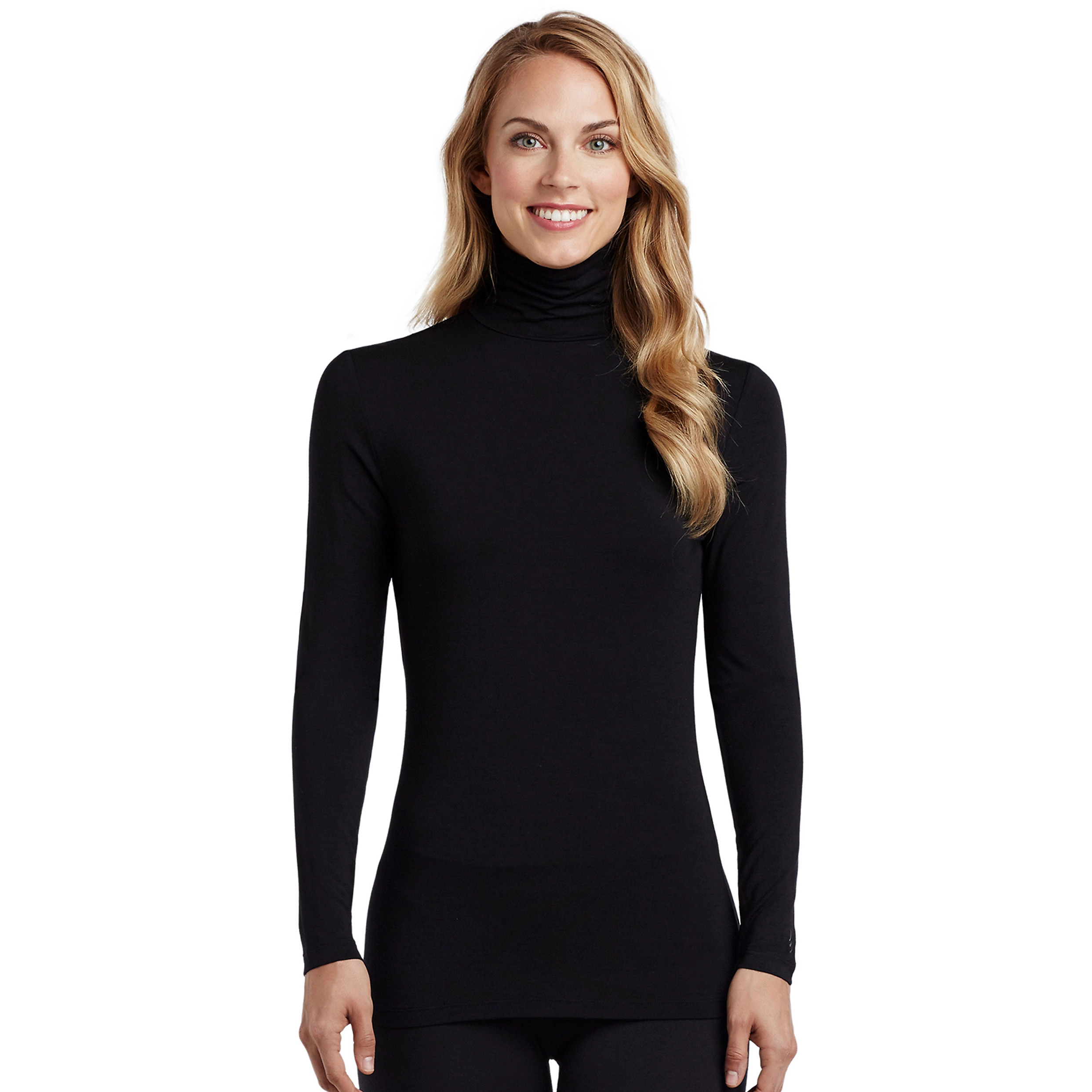 Women's Cuddl Duds Softwear with Stretch Long Sleeve Turtleneck | Kohl's