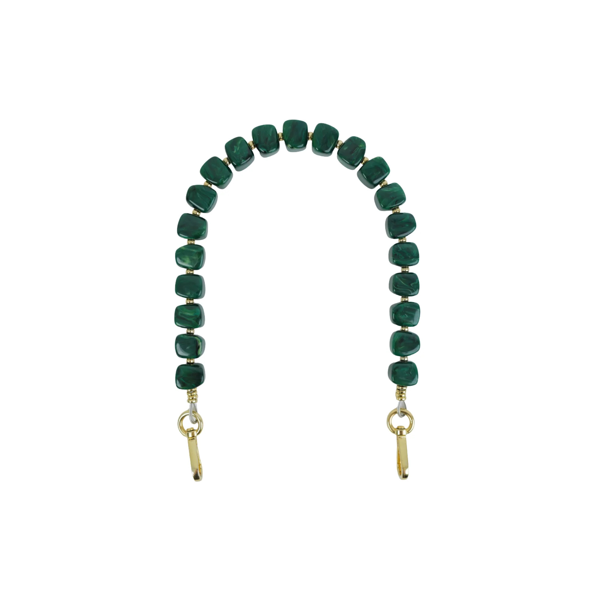 Clutch Strap | Cubes in Midnight Malachite | The Lilley Line