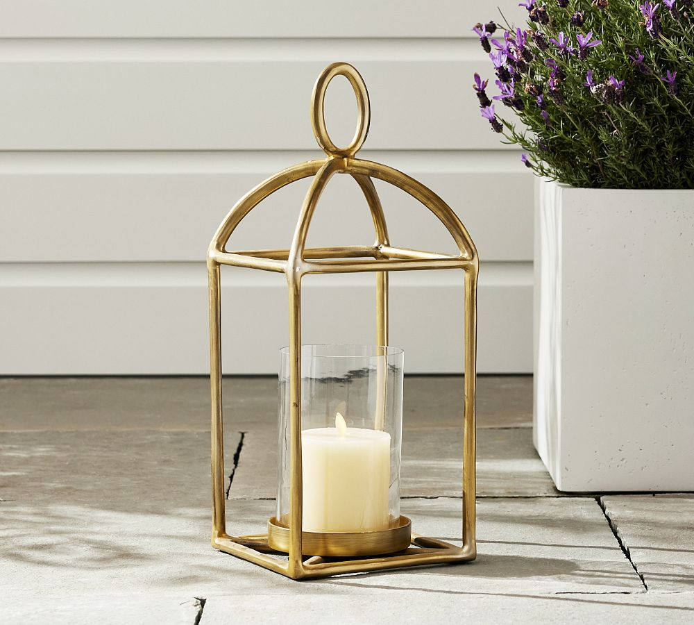 Fallon Forged-Iron Outdoor Lantern | Pottery Barn (US)