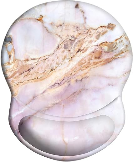 Ergonomic Design Mouse Pad with Wrist Rest Support, Knocent Cute Wrist Mouse Pad with Lycra Cloth... | Amazon (US)