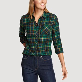 Women's Forest Flannel Shirt | Eddie Bauer - US
