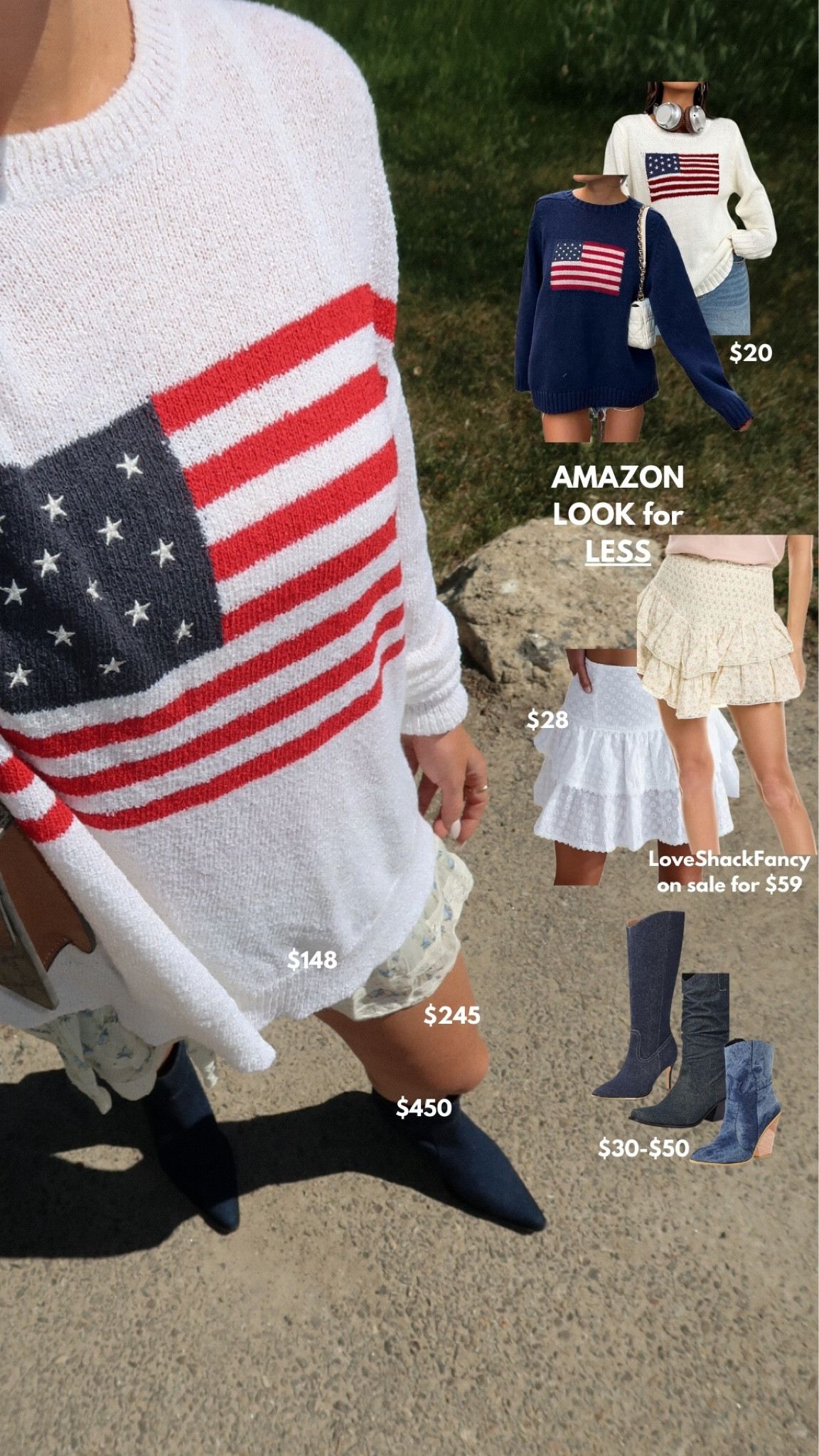 My outfit vs amazon look for less!

#LTKfindsunder50 #LTKSeasonal #LTKsalealert