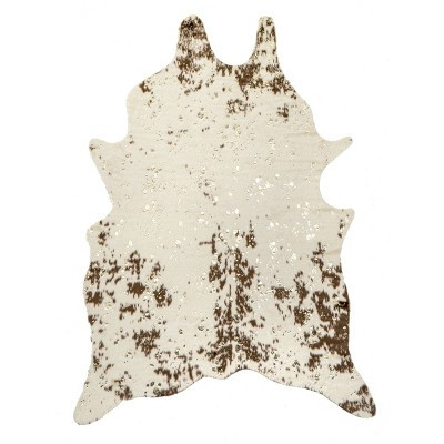 Nuloom Iraida Animal Print Shaped 6x8 Area Rug for Living Room Bedroom Dining Room Kitchen, Brown/Off White | Target