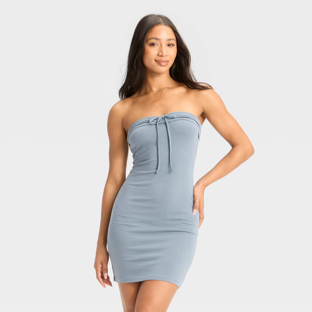 Women's Tube Mini Bodycon Dress - Wild Fable™ Lemon Yellow L | Target