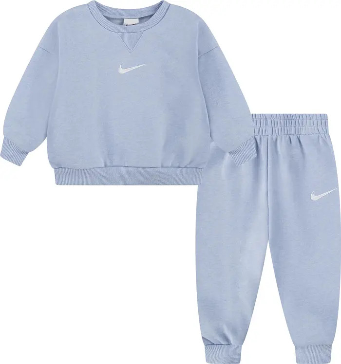 Nike Essential Fleece Crewneck Sweatshirt & Joggers Set | Nordstrom | Nordstrom