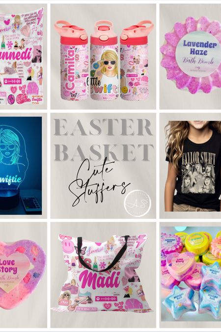 Cute EasterBasket Stuffers for the Swifties!  I love the tote bag and bath bombs! 

Taylor swift, Easter, swiftie

#LTKkids #LTKfindsunder50