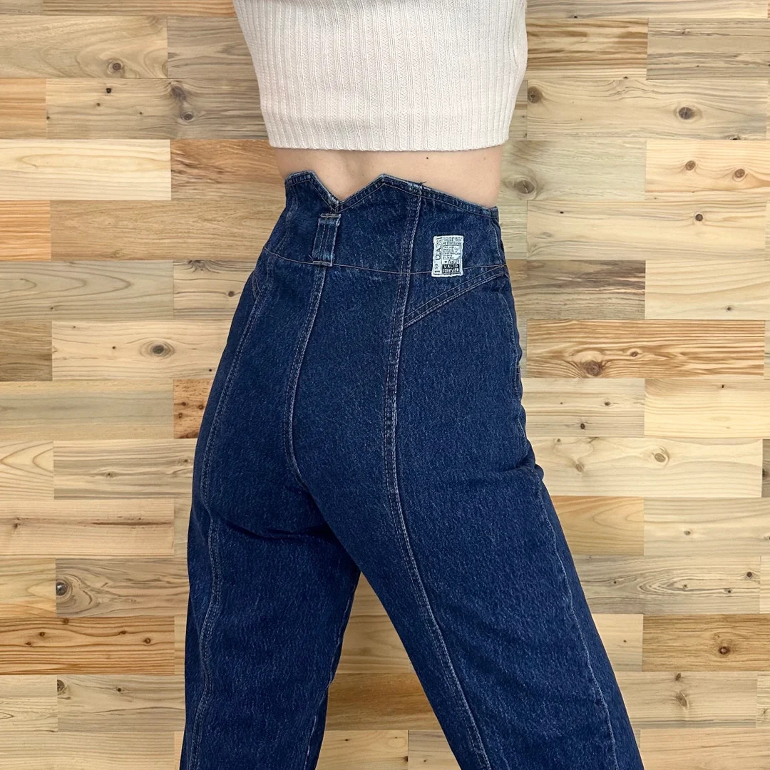 80's Taboo Ultra High Rise Vintage Jeans / Size 25 | Etsy (US)