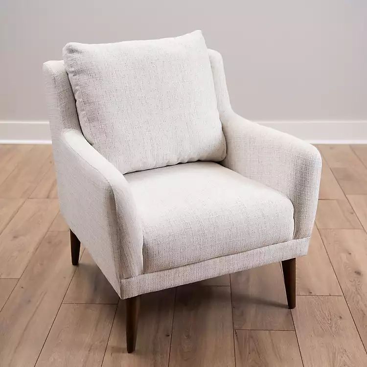 Layla Vanilla Speckle Armchair | Kirkland's Home