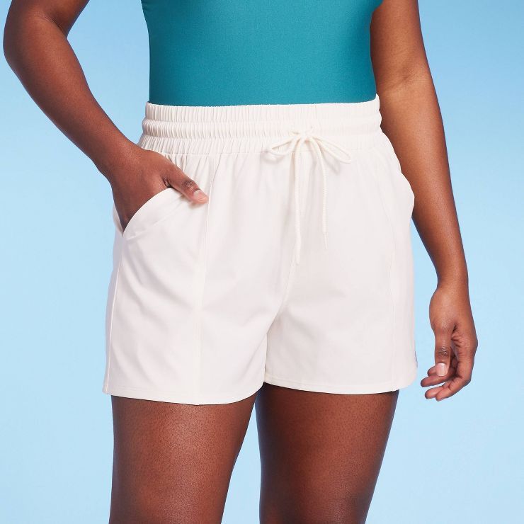 Women's 3" Quick Dry Board Shorts - Kona Sol™ Cream | Target