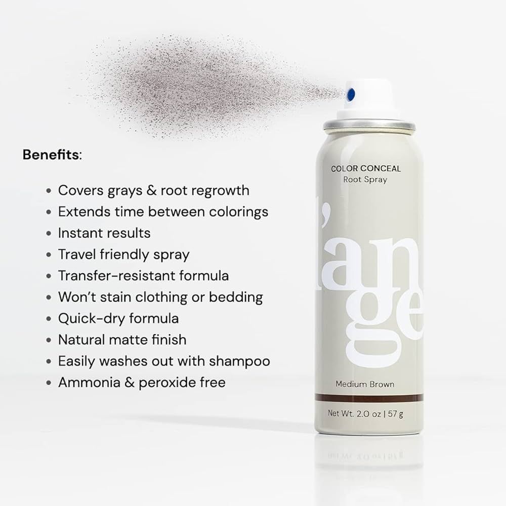 L'ANGE HAIR Root Touch-Up Spray | Transfer-resistant Formula | Helps Cover Grays and Root Regrowth | | Amazon (US)