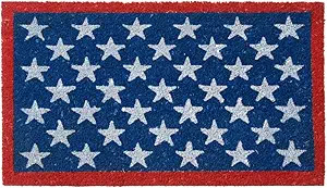 Rubber-Cal "Red, White and Blue" Patriotic Door Mat, 18 by 30-Inch | Amazon (US)