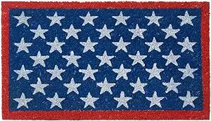 Rubber-Cal "Red, White and Blue" Patriotic Door Mat, 18 by 30-Inch | Amazon (US)